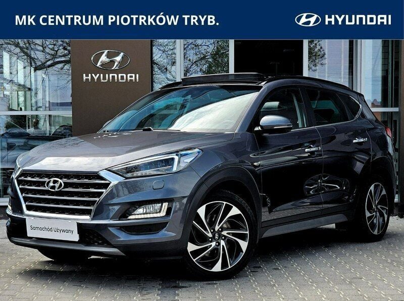 Szary (metalik) Używany 2019 Hyundai Tucson SUV | 97 900 zł (Uczciwa cena) - Obraz 1/4