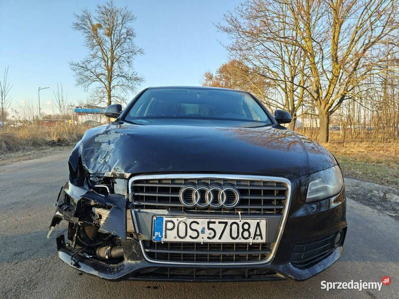 Czarny Używany 2008 Audi A4 Sedan/Limuzyna | 10 500 zł (Super Cena) - Obraz 1/4