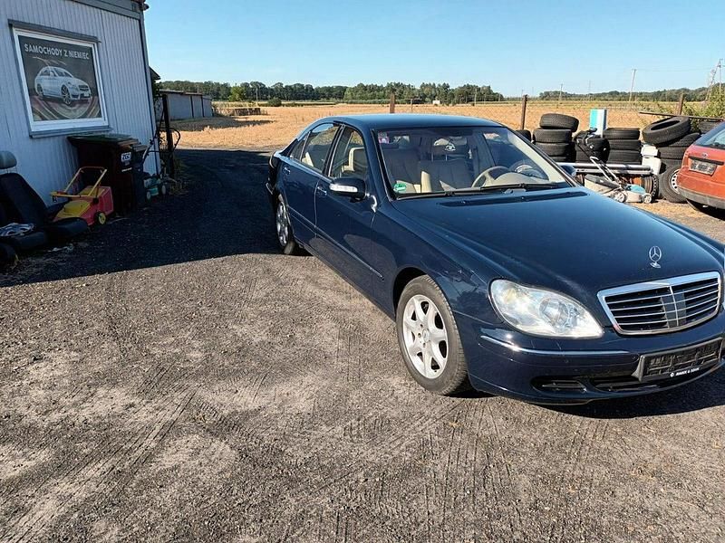 Niebieski Używany 2002 Mercedes S500 Sedan/Limuzyna | 20 800 zł - Obraz 1/4