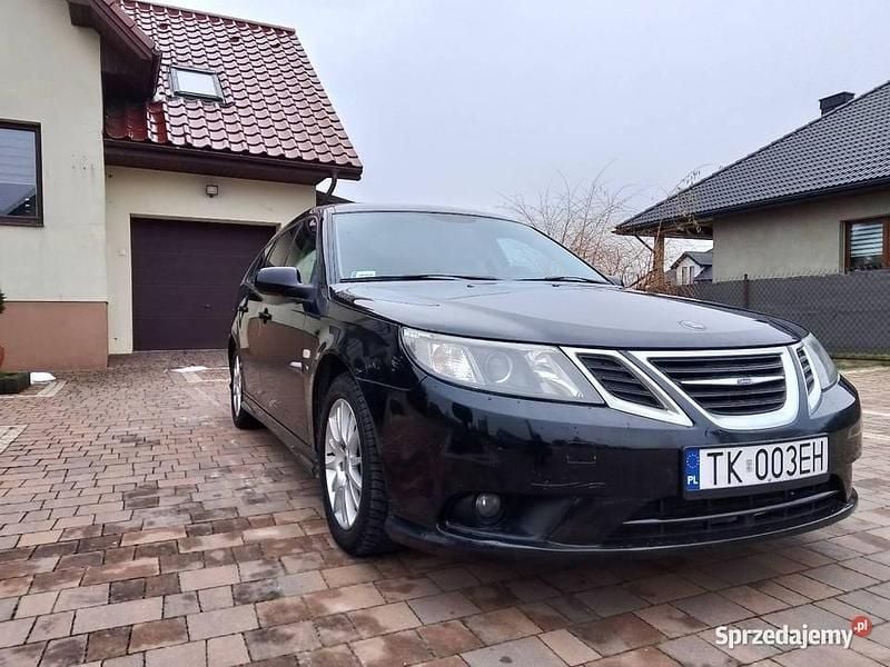 Czarny Używany 2008 Saab 9-3 Kombi | 10 400 zł (Dobra cena) - Obraz 1/4