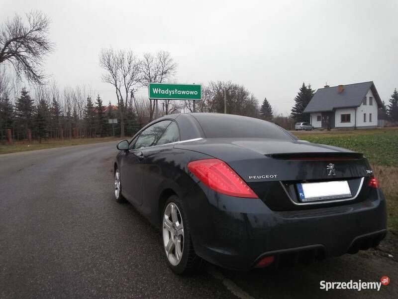 Granatowy Używany 2013 Peugeot 308 CC Kabriolet | 52 000 zł - Obraz 1/2