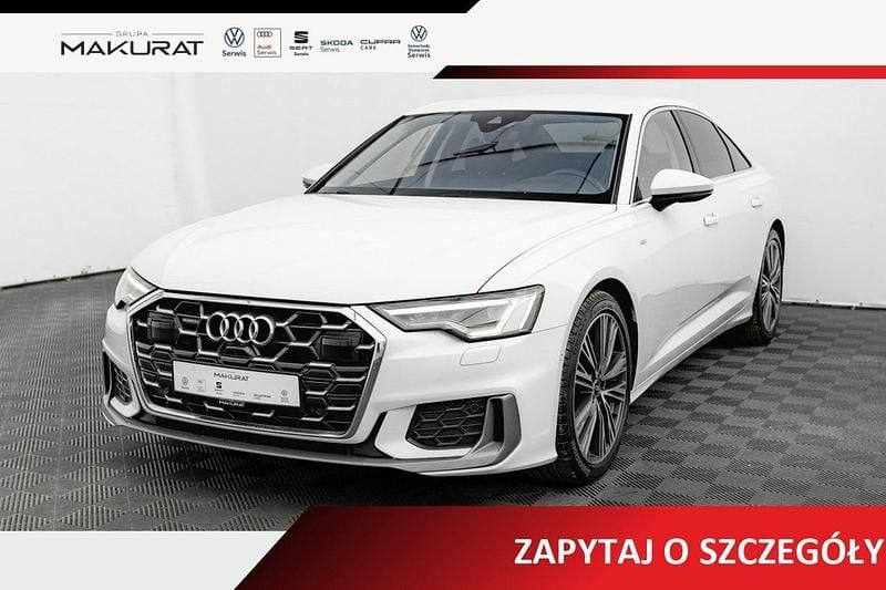 Biały Używany 2023 Audi A6 S-Line Sedan/Limuzyna | 214 850 zł - Obraz 1/4
