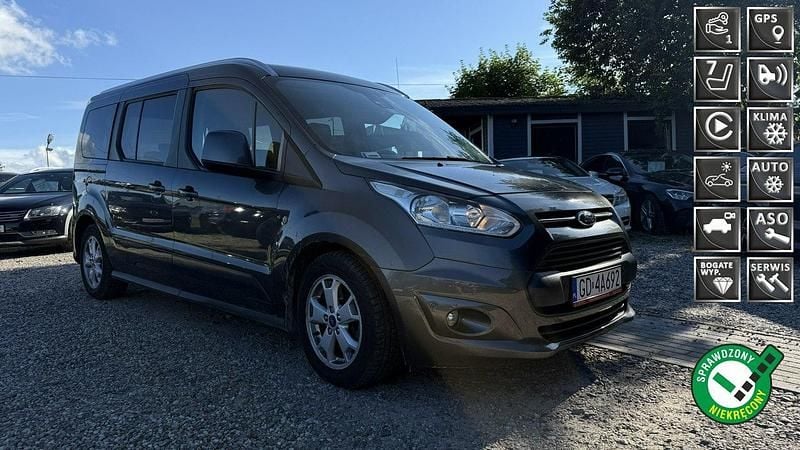 Szary (metalik) Używany 2017 Ford Tourneo Connect Minivan | 64 999 zł - Obraz 1/4