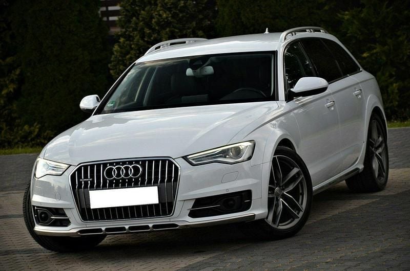 Biały Używany 2018 Audi A6 Allroad Kombi | 79 900 zł - Obraz 1/4