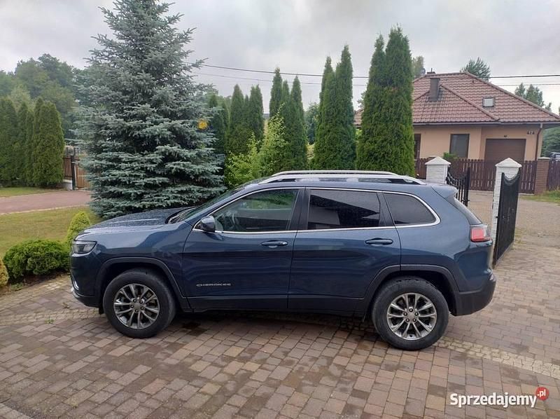 Niebieski Używany 2020 Jeep Cherokee SUV | 81 900 zł (Drogi) - Obraz 1/4