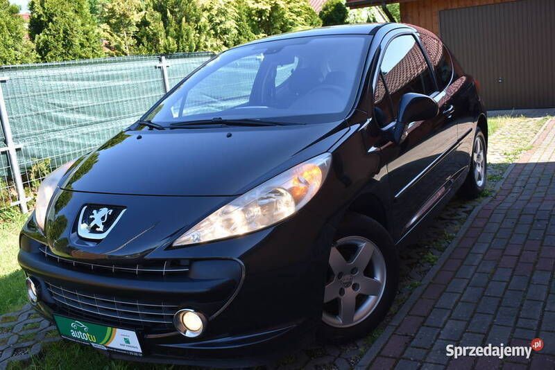 Czarny Używany 2006 Peugeot 207 Hatchback | 8700 zł (Uczciwa cena) - Obraz 1/4