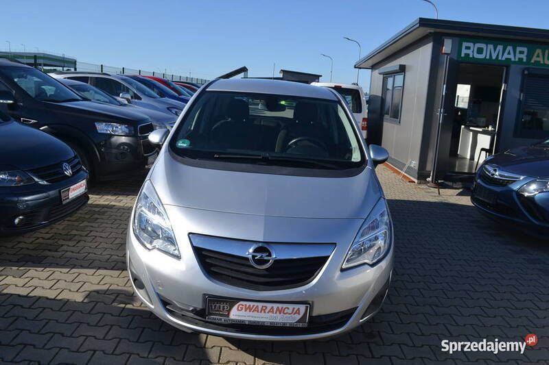 Srebrny Używany 2010 Opel Meriva Minivan | 19 900 zł (Uczciwa cena) - Obraz 1/4