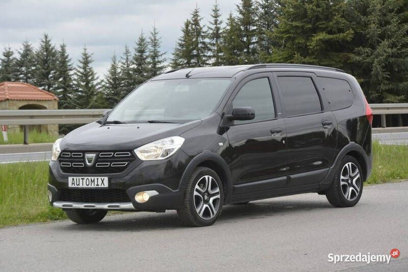 Czarny Używany 2018 Dacia Lodgy Stepway Minivan | 31 100 zł (Uczciwa cena) - Obraz 1/4