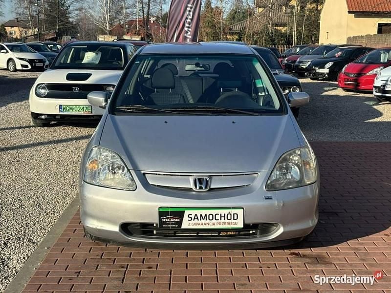 Srebrny Używany 2001 Honda Civic Hatchback | 9900 zł (Uczciwa cena) - Obraz 1/4