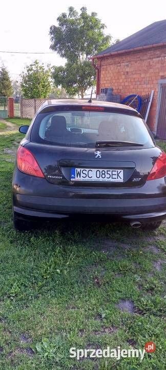 Czarny Używany 2006 Peugeot 207 | 4500 zł - Obraz 1/4