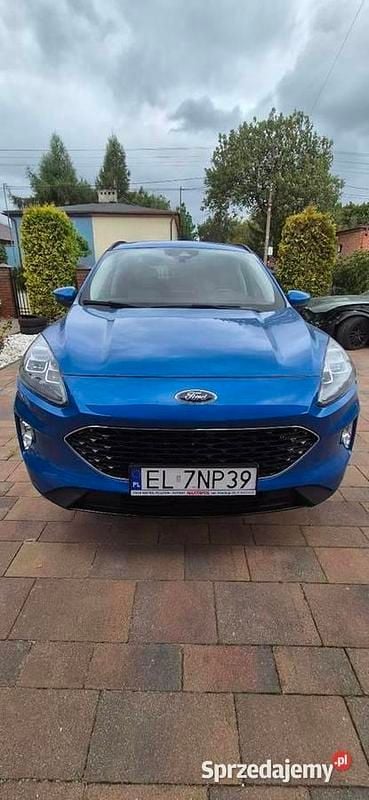 Niebieski Używany 2021 Ford Kuga Titanium SUV | 80 000 zł - Obraz 1/4
