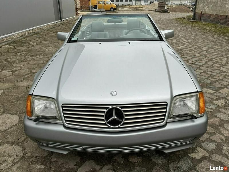Używany Mercedes SL500 1992 Srebrny Kabriolet