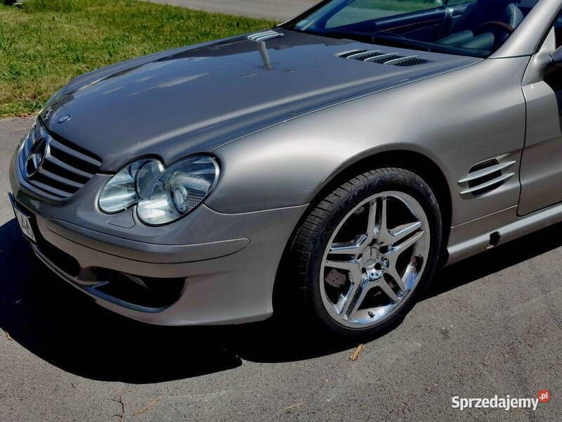 Srebrny Używany 2006 Mercedes SL500 AMG Kabriolet | 59 000 zł - Obraz 1/4