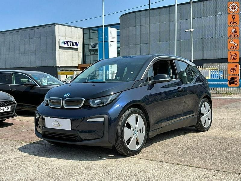 Niebieski ciemny (metalik) Używany 2019 BMW i3 Hatchback | 134 900 zł - Obraz 1/4