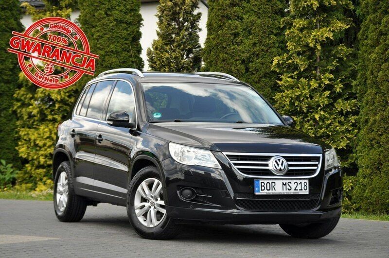 Czarny Używany 2009 VW Tiguan SUV | 32 900 zł (Uczciwa cena) - Obraz 1/4
