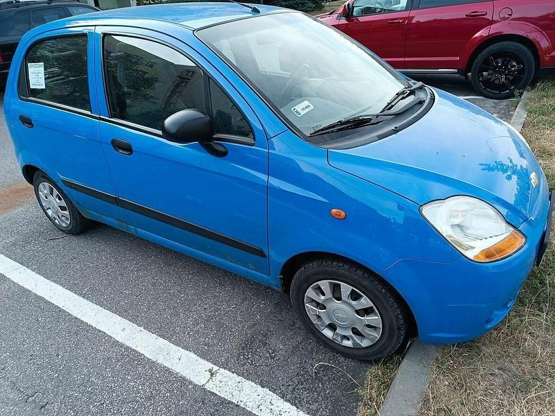 Niebieski Używany 2006 Chevrolet Matiz Hatchback | 2500 zł - Obraz 1/4