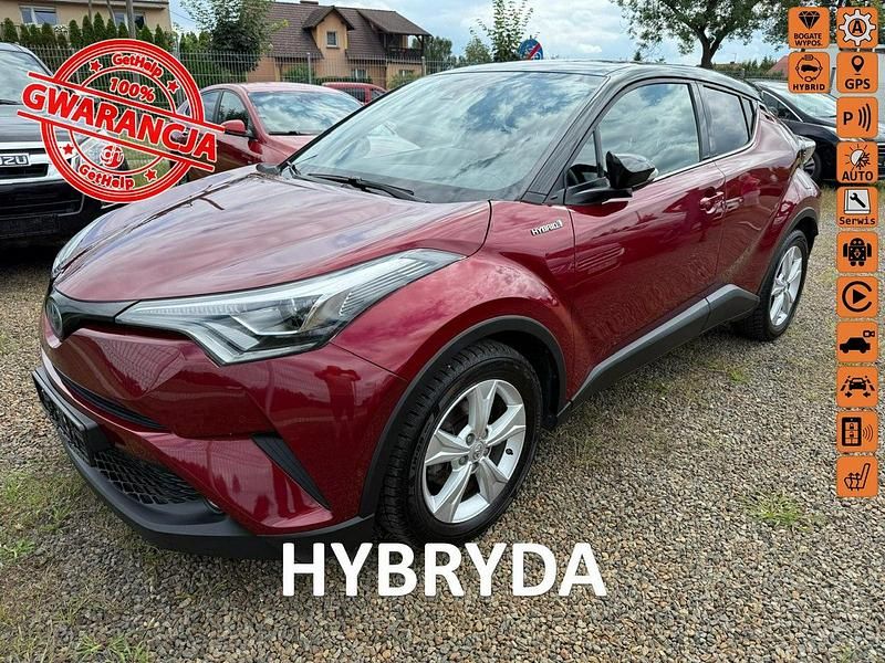 Bordowy Używany 2019 Toyota C-HR SUV | 77 250 zł - Obraz 1/4