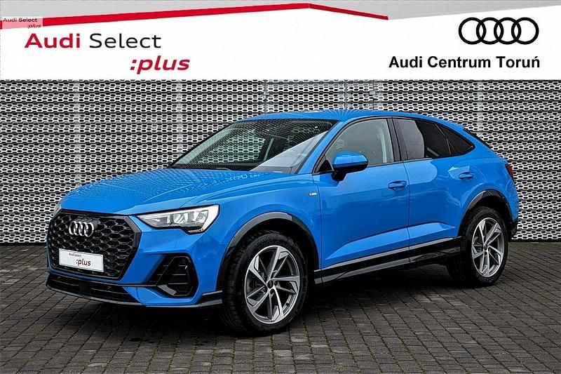 Niebieski Używany 2022 Audi Q3 SUV | 239 900 zł - Obraz 1/1