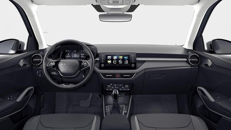 Nowe Skoda Fabia Drive 85 KM (62 kW) 2026 Srebrny smokey diamond metalizowany Hatchback