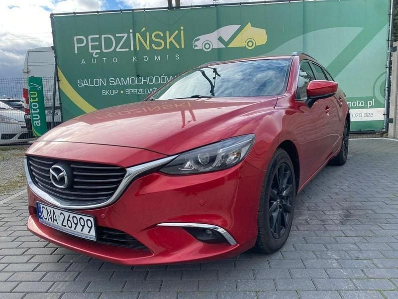 Czerwony Używany 2018 Mazda 6 Kombi | 49 900 zł (Dobra cena) - Obraz 1/4