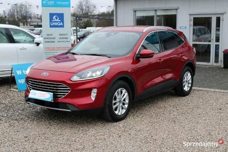 Czerwony Używany 2021 Ford Kuga Titanium SUV | 82 900 zł (Uczciwa cena) - Obraz 1/4