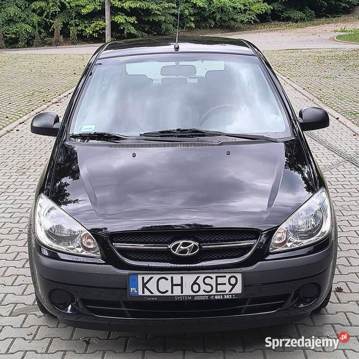 Czarny Używany 2008 Hyundai Getz Hatchback | 4000 zł (Uczciwa cena) - Obraz 1/4