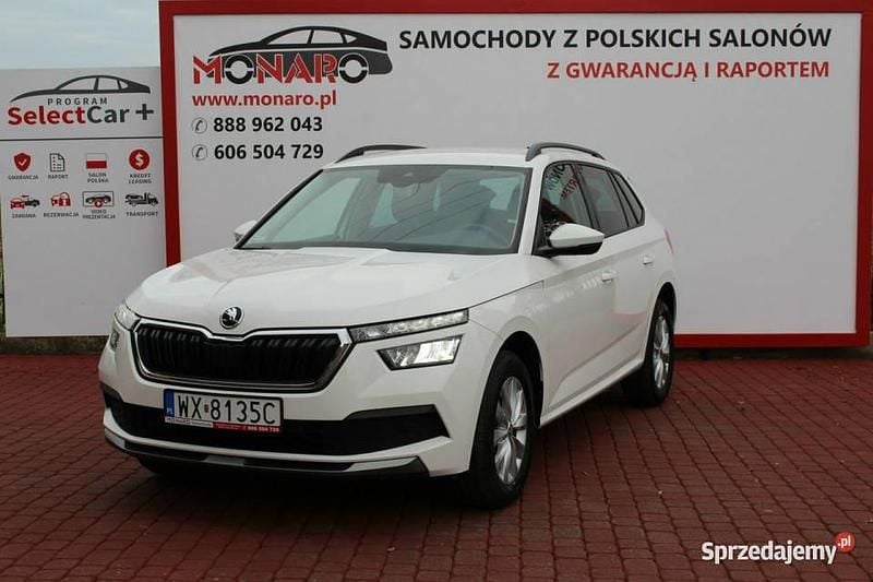 Biały Używany 2021 Skoda Kamiq Ambition SUV | 69 900 zł (Uczciwa cena) - Obraz 1/4