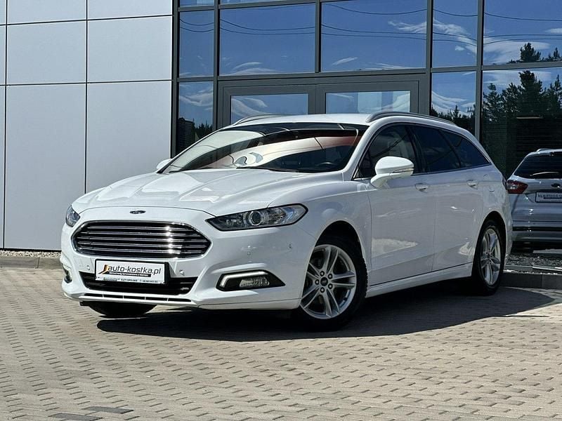 Biały Używany 2018 Ford Mondeo Kombi | 59 999 zł (Uczciwa cena) - Obraz 1/4