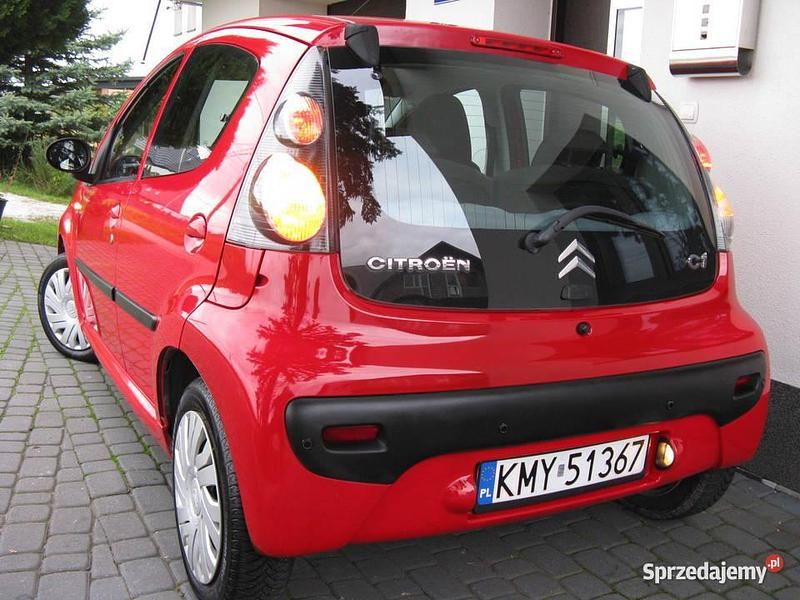 Czerwony Używany 2007 Citroën C1 Hatchback | 9500 zł (Uczciwa cena) - Obraz 1/4