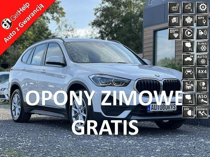 Biały Używany 2021 BMW X1 Advantage SUV | 99 900 zł (Dość drogi) - Obraz 1/4