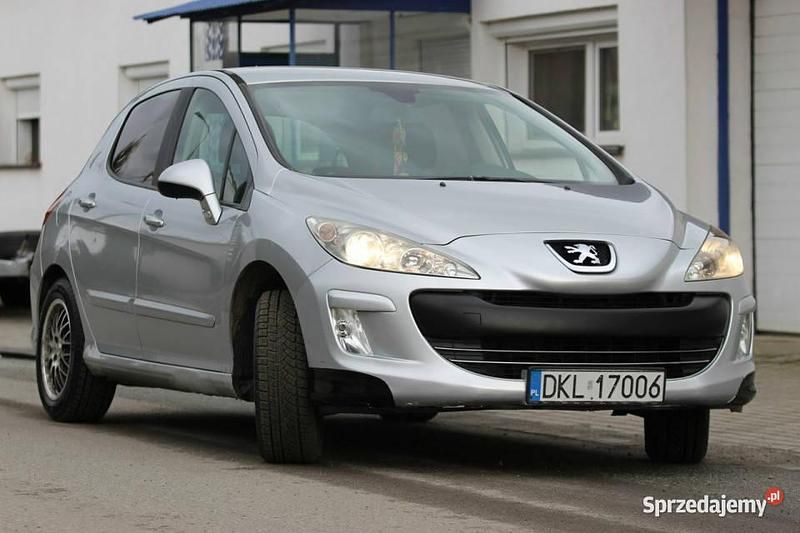 Srebrny Używany 2008 Peugeot 308 Hatchback | 7499 zł (Uczciwa cena) - Obraz 1/4