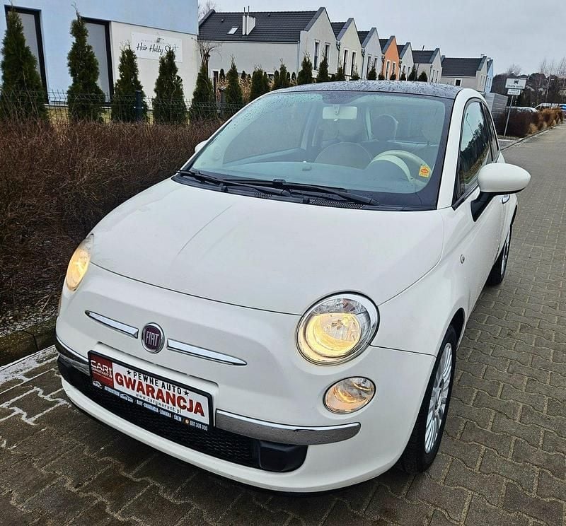Używany Fiat 500 69 KM (50 kW) 2009 Biały Kabriolet