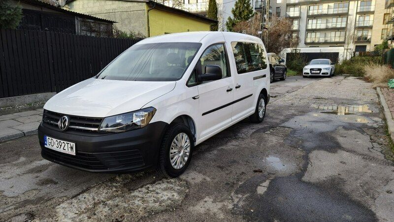 Biały Używany 2016 VW Caddy Minivan | 32 000 zł (Super Cena) - Obraz 1/4