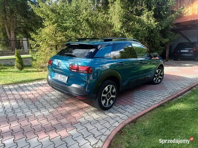 Niebieski Używany 2018 Citroën C4 Cactus PureTech Hatchback | 37 900 zł (Uczciwa cena) - Obraz 1/4