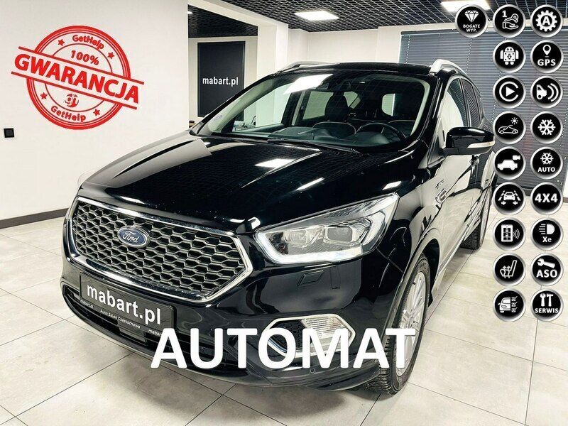 Czarny Używany 2019 Ford Kuga Vignale SUV | 77 900 zł (Dość drogi) - Obraz 1/4