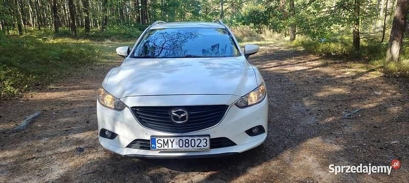Biały Używany 2013 Mazda 6 Kombi | 34 900 zł (Uczciwa cena) - Obraz 1/4