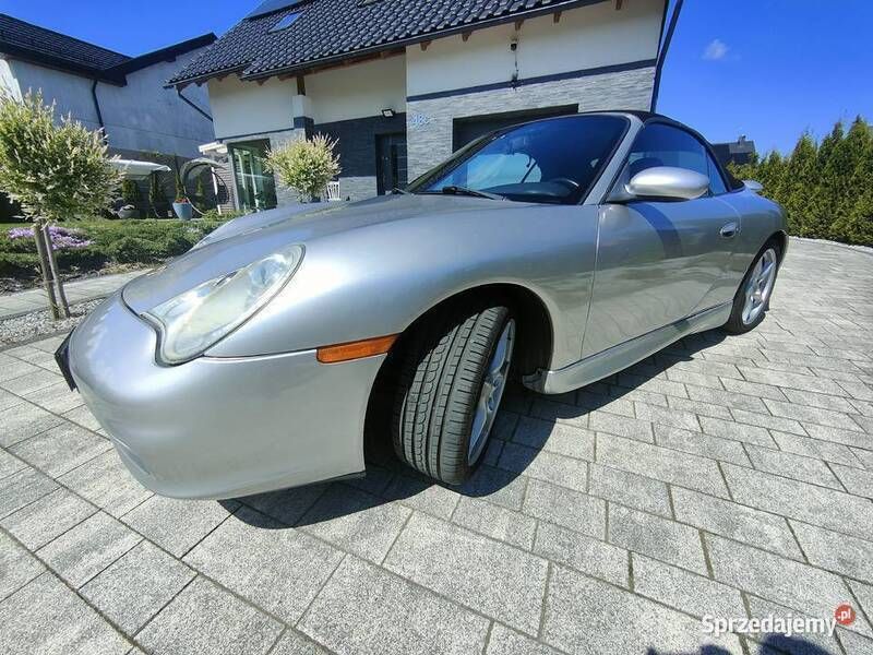 Srebrny Używany 2002 Porsche 996 Kabriolet | 143 900 zł - Obraz 1/4