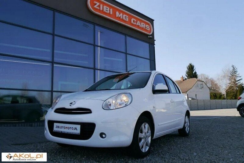 Biały Używany 2012 Nissan Micra Hatchback | 28 900 zł (Dość drogi) - Obraz 1/4