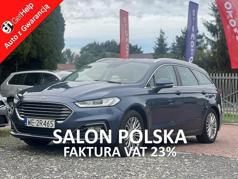 Niebieski (metalik) Używany 2021 Ford Mondeo Kombi | 52 900 zł (Super Cena) - Obraz 1/4