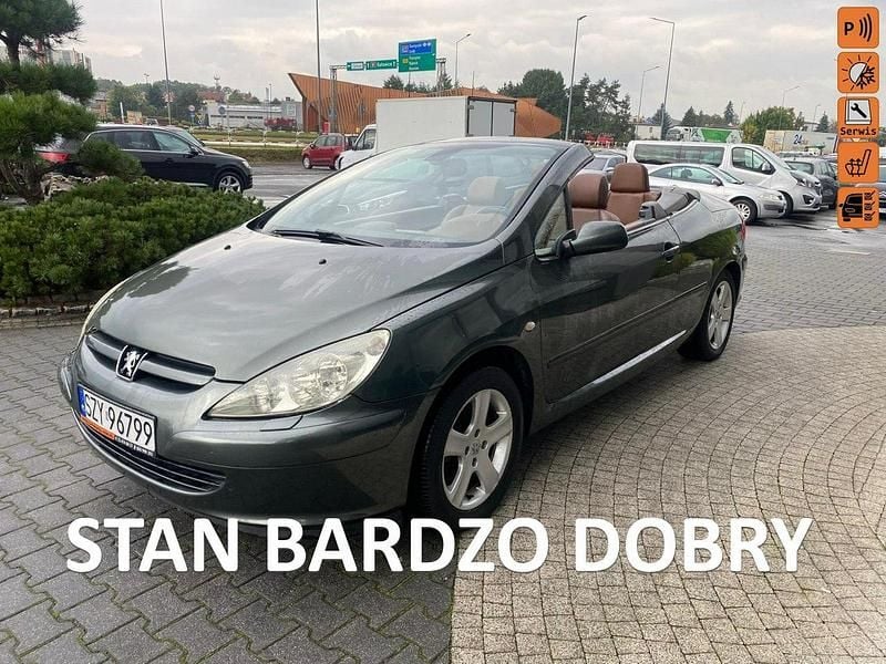 Szary Używany 2004 Peugeot 307 CC Kabriolet | 11 900 zł - Obraz 1/4