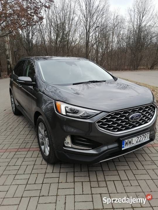 Szary Używany 2019 Ford Edge SUV | 95 000 zł (Dość drogi) - Obraz 1/4