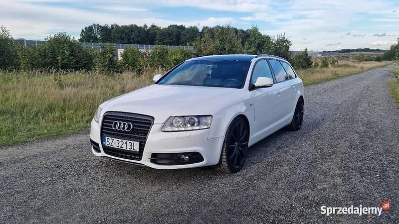 Biały Używany 2010 Audi A6 S-Line Kombi | 23 999 zł (Uczciwa cena) - Obraz 1/4