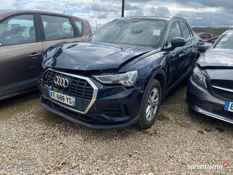 Niebieski Używany 2019 Audi Q3 Business SUV | 47 900 zł - Obraz 1/4
