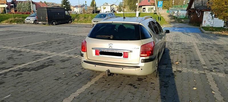 Żółtozłoty Używany 2008 Peugeot 407 Kombi | 9500 zł (Dość drogi) - Obraz 1/4