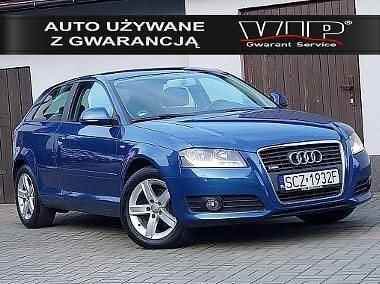Niebieski Używany 2009 Audi A3 Attraction Hatchback | 21 990 zł (Uczciwa cena) - Obraz 1/4