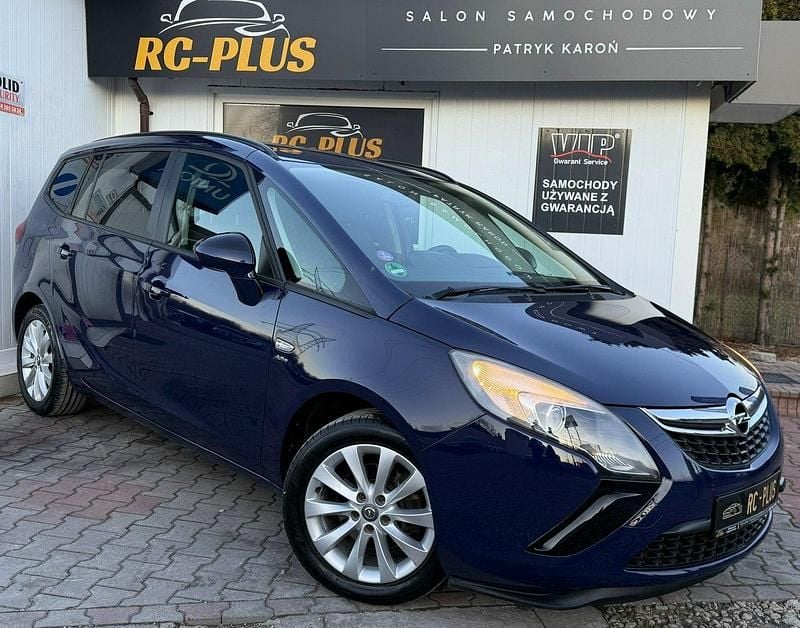 Niebieski Używany 2013 Opel Zafira Minivan | 26 900 zł (Uczciwa cena) - Obraz 1/4