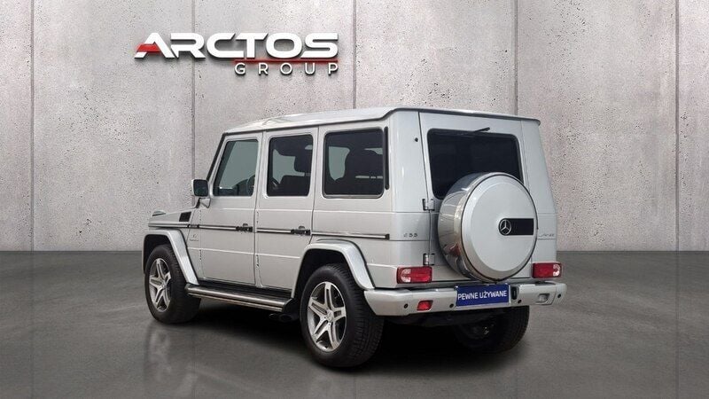 Używany Mercedes G55 AMG AMG 507 KM (372 kW) 2011 Srebrny (metalik) SUV