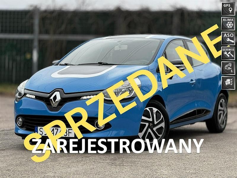 Niebieski ciemny (metalik) Używany 2013 Renault Clio IV Hatchback | 21 999 zł (Uczciwa cena) - Obraz 1/4