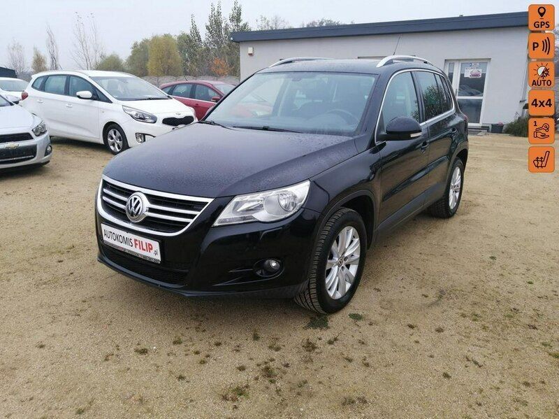 Czarny Używany 2010 VW Tiguan SUV | 34 900 zł (Uczciwa cena) - Obraz 1/4