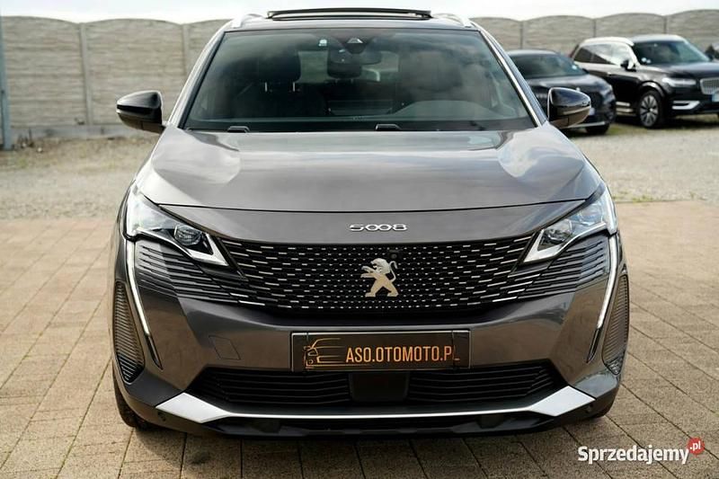 Szary Używany 2022 Peugeot 5008 GT Minivan | 104 700 zł (Uczciwa cena) - Obraz 1/4